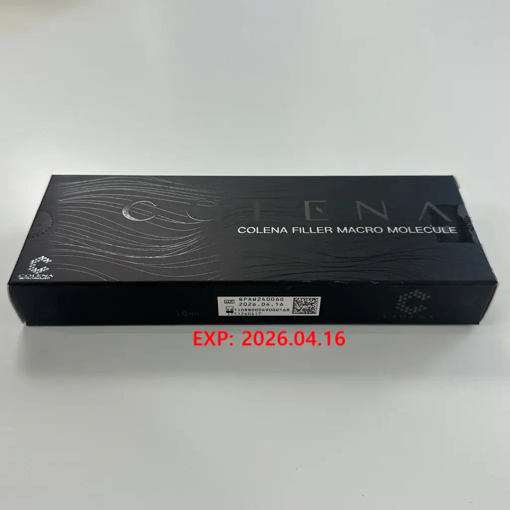 COLENA L hyaluronic acid filler box for fine wrinkles and subtle volume, promoting smooth results with Nutrination benefits.