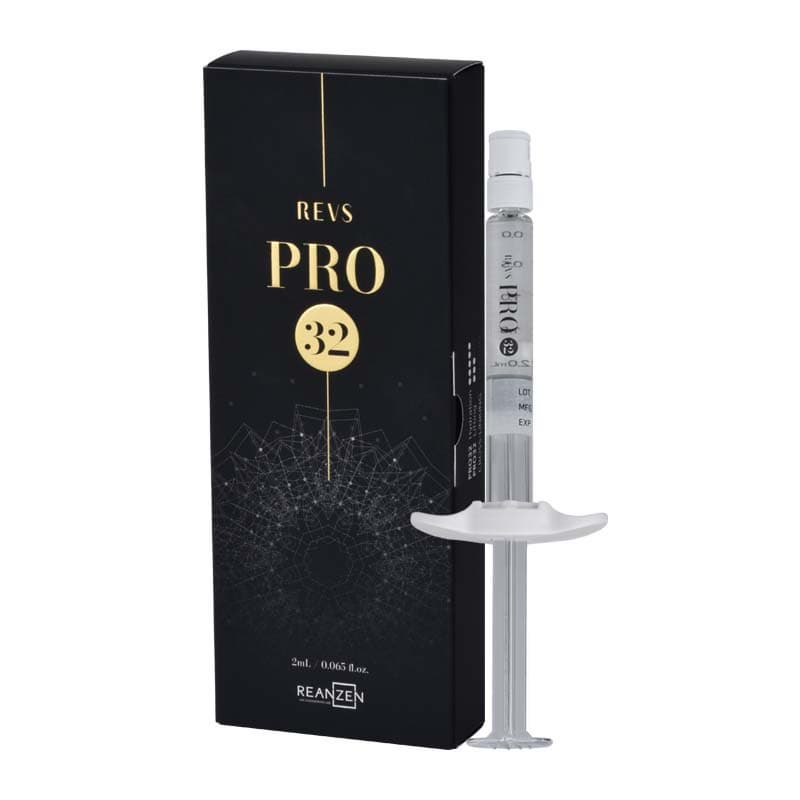 REVS PRO 32 hyaluronic acid applicator, 1x2ml, for radiant skin and deep hydration with Nutrination benefits.