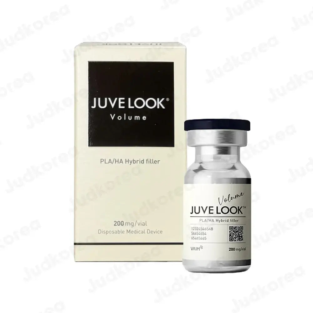 Juvelook Volume 200mg PLA+HA hybrid filler by Nutrination for facial volume and hydration.