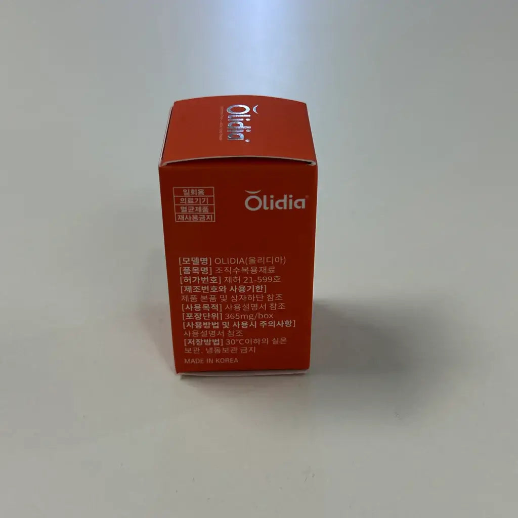 Olidia 365mg PLLA collagen stimulator box showcasing premium quality for facial rejuvenation.