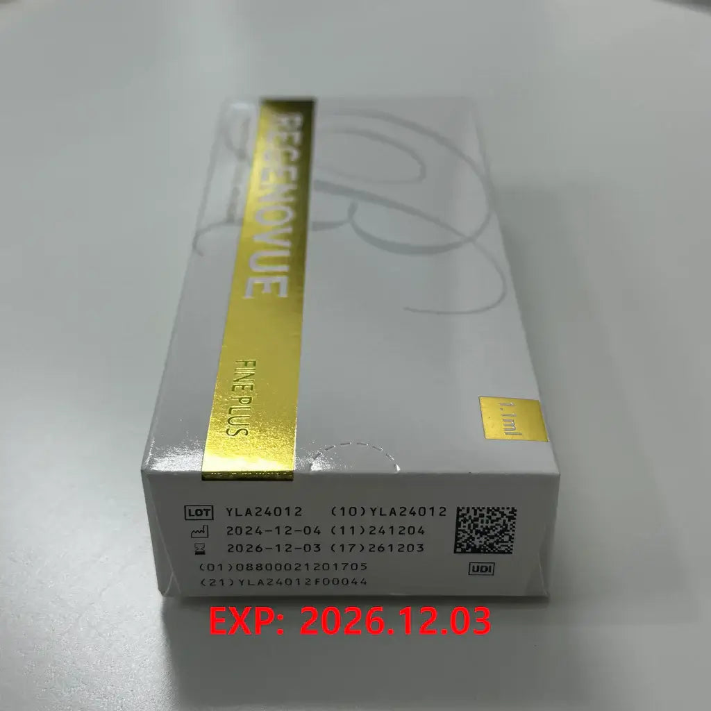 REGENOVUE Fine Plus packaging for delicate correction of fine lines and wrinkles, ideal for a smooth skin texture.