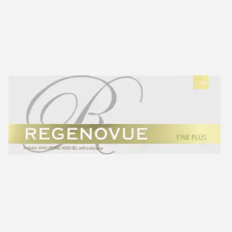REGENOVUE Fine Plus packaging for delicate correction of superficial wrinkles and fine lines.