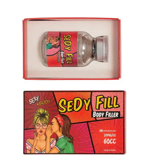 SEDY FILL Body Filler in packaging, featuring high-volume HA for contouring and non-surgical body shaping.