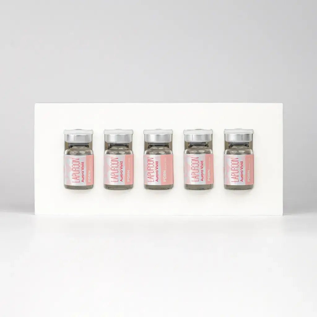 LAPUROON AURORA VIVID 5 vial set for vibrant skin nutrination and tissue regeneration