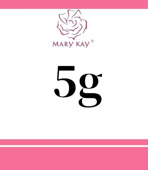 Mary Kay packaging showing 5g measurement for product dosage and usage.