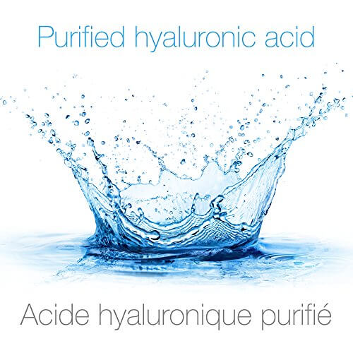 Splash of purified hyaluronic acid representing hydration in skin care, essential for moisture and nourishment.