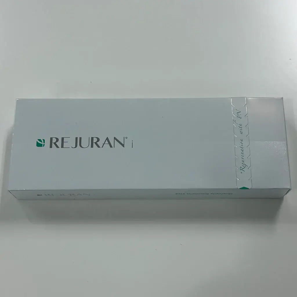 Rejuran I polynucleotide booster box for eyes and delicate areas, promoting nutrition and skin revitalization.