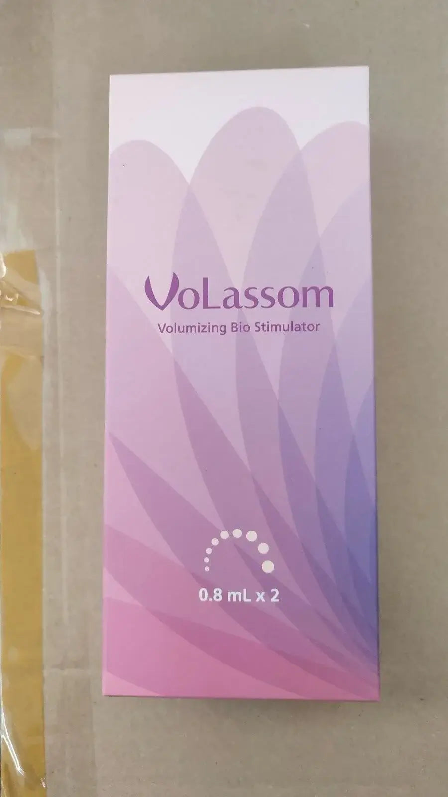 Volassom 0.8cc x 2 box, a premium skin booster from Nutrination for elasticity and volume.