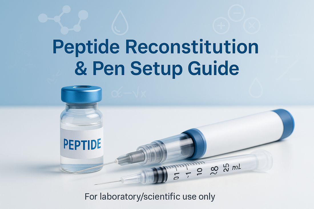 Everything You Need To Know About Peptide Pens and Reconstitution