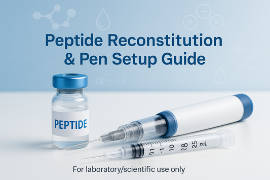 Everything You Need To Know About Peptide Pens and Reconstitution