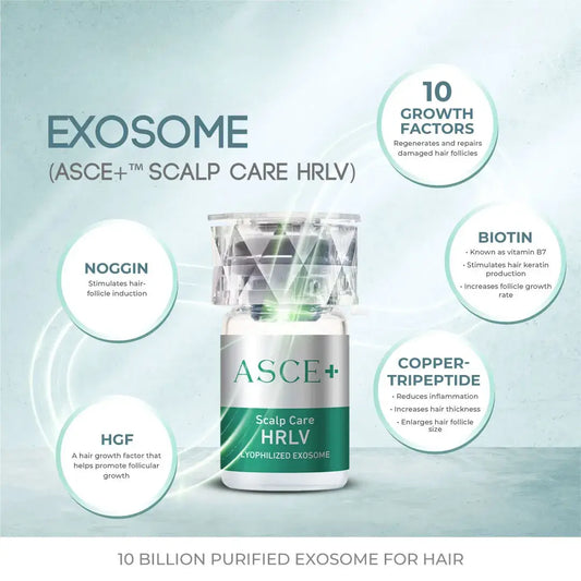 ASCE HRLV Exosome Hair Filler with 10 growth factors for hair renewal and nutrition