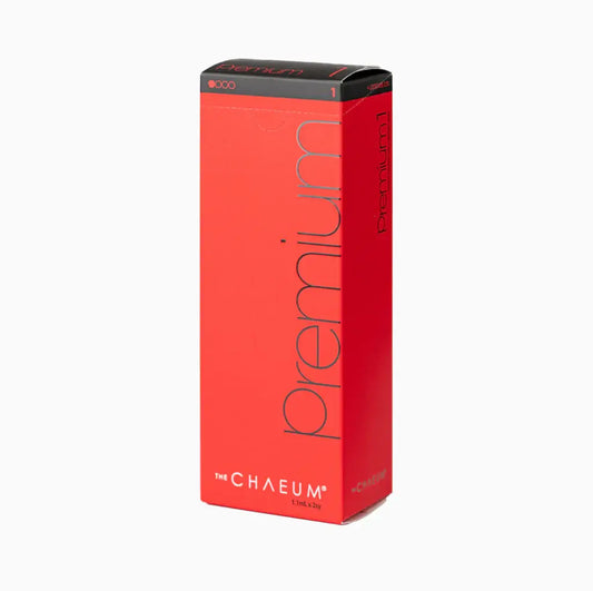 CHAEUM PREMIUM No.1 packaging for superficial line correction, featuring Nutrination for natural integration.