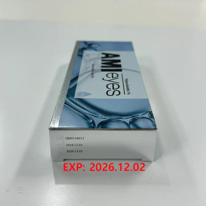 AMI Eyes packaging for premium under-eye rejuvenation, featuring PDRN for reducing dark circles and puffiness.