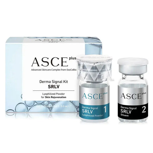 ASCE SRLV Advanced Stem Cell Exosome Derma Signal Kit for skin rejuvenation and nourishment.