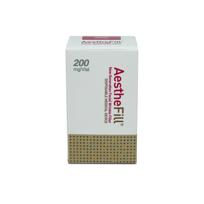 AestheFill 200mg by Nutrination, a solution for facial rejuvenation and collagen stimulation.