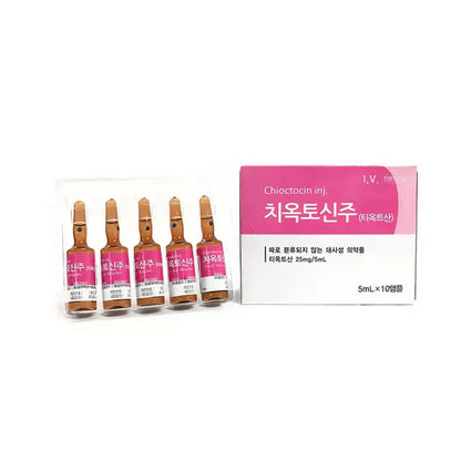 Chioctocin Inj vials and packaging for anti-aging skin revitalization and cellular regeneration, promoting skin health.
