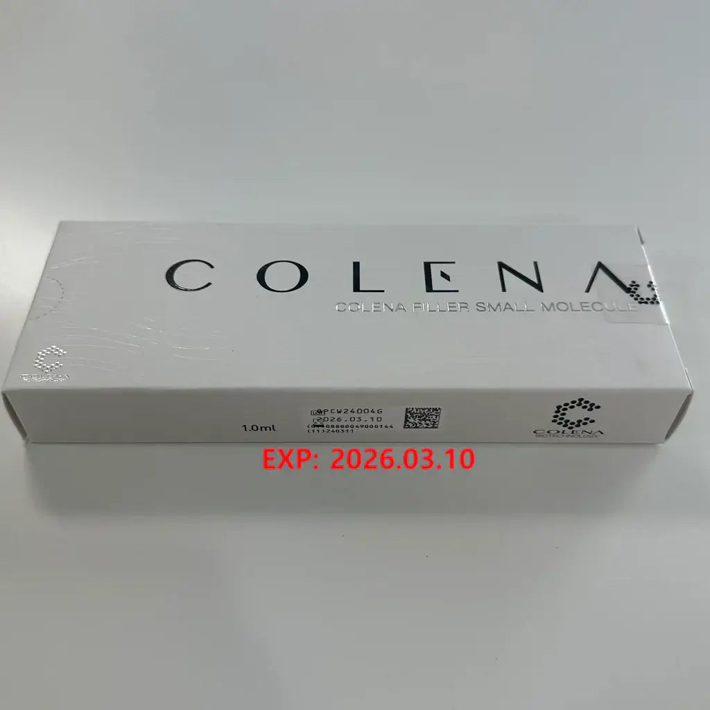 COLENA S 10ml deep tissue filler box for facial volume restoration and contouring, featuring advanced cross-linking technology.