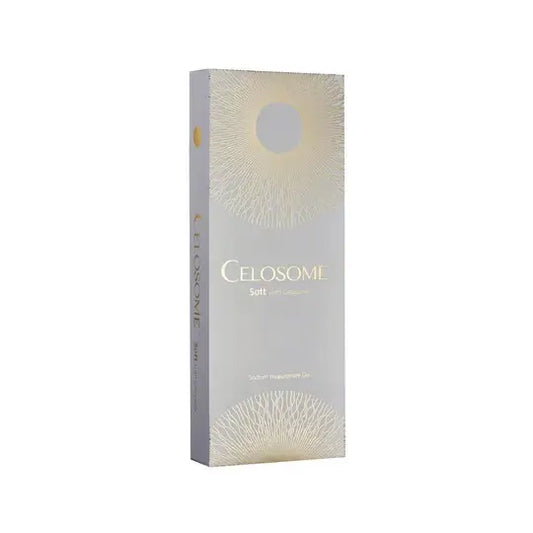 Celosome Soft hyaluronic acid filler for fine lines and wrinkles, promoting gentle skin rejuvenation and nutrination.