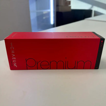 CHAEUM PREMIUM No.1 superficial line corrector packaging designed for precision and natural facial integration, emphasizing nutrination.