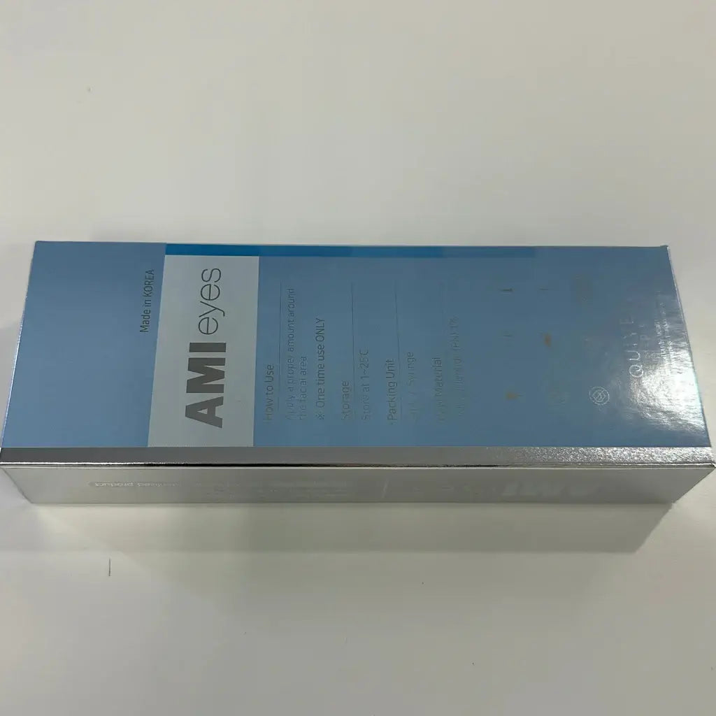 AMI Eyes product box for under-eye rejuvenation, promoting brightness and youthfulness with Nutrination formula.