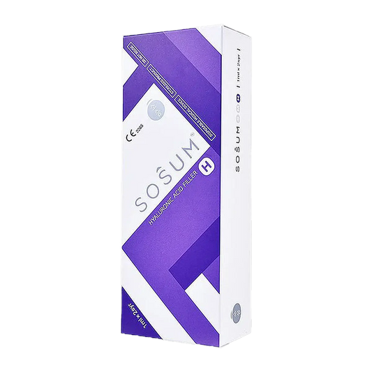 SOSUM H hyaluronic acid gel pack, 2x1.1ml, for facial rejuvenation and volume restoration with Nutrination.