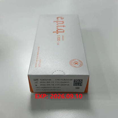 EPTQ S300 hyaluronic filler box for wrinkle correction, offering mid-face volume and contour refinement.