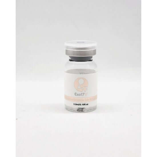 EXO 17 V (3ml vial) by Nutrination, a next-gen exosome booster for skin rejuvenation and hair health.