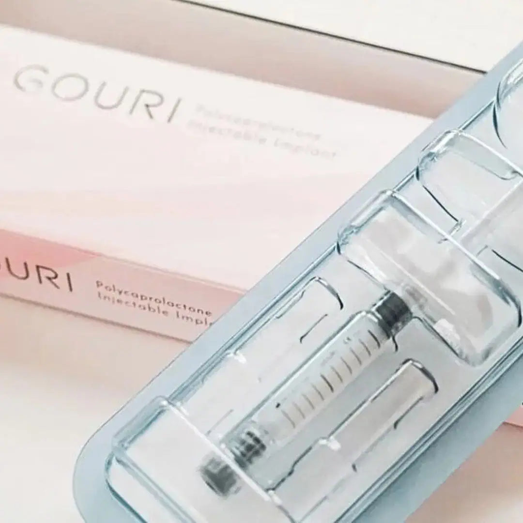 Gouri by Nutrination: 1ml polycaprolactone injectable applicator for skin rejuvenation and collagen stimulation.