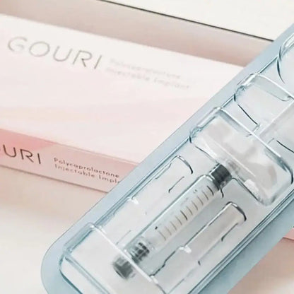 Gouri by Nutrination: 1ml polycaprolactone injectable applicator for skin rejuvenation and collagen stimulation.