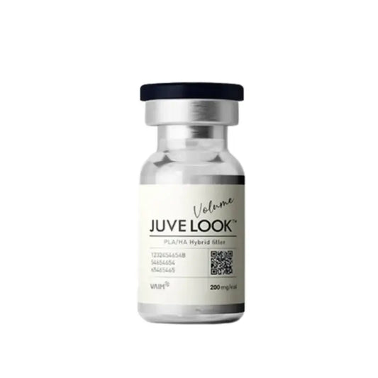 Juvelook Volume 200mg by Nutrination, a PLHA hybrid filler for facial volume and hydration.