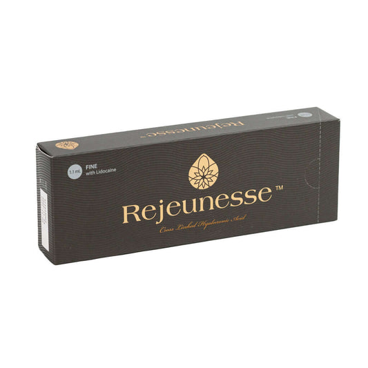 Rejeunesse Fine hyaluronic acid filler box at Nutrination, 1.1ml, designed for fine lines and wrinkles.