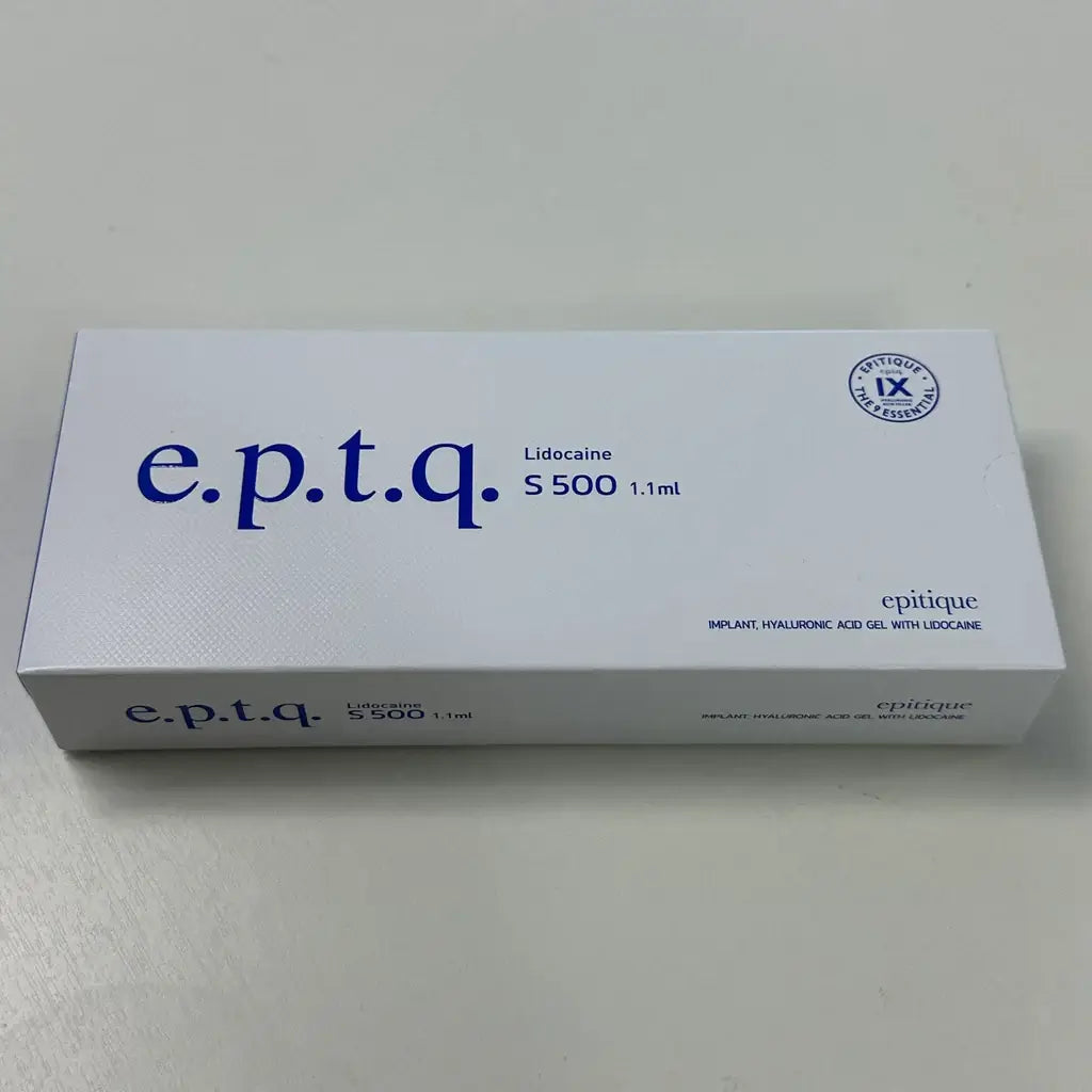 EPTQ S500 Lidocaine box - high-density filler for contouring and wrinkle correction by Eptique.