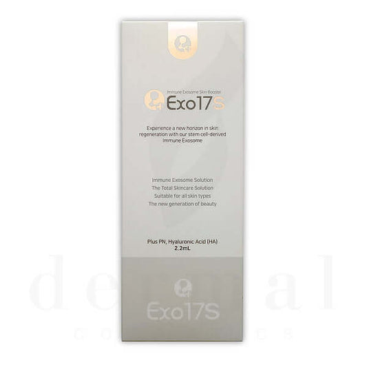 EXO 17 S by Nutrination, advanced exosome solution for skin regeneration in a 2.2ml applicator.