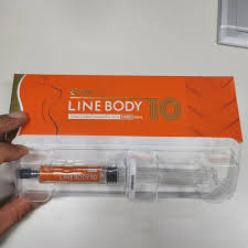LINE BODY 10 HARD syringe showcasing high-density body volume matrix for effective body contouring and augmentation.