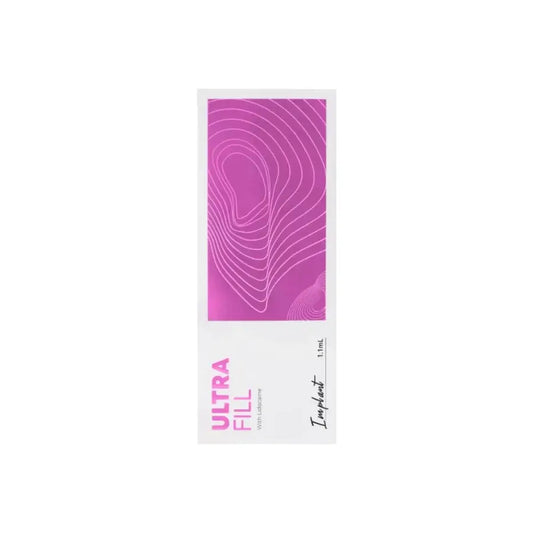 ULTRAFILL Implant packaging featuring a vibrant pink design, ideal for structural augmentation and Nutrination.