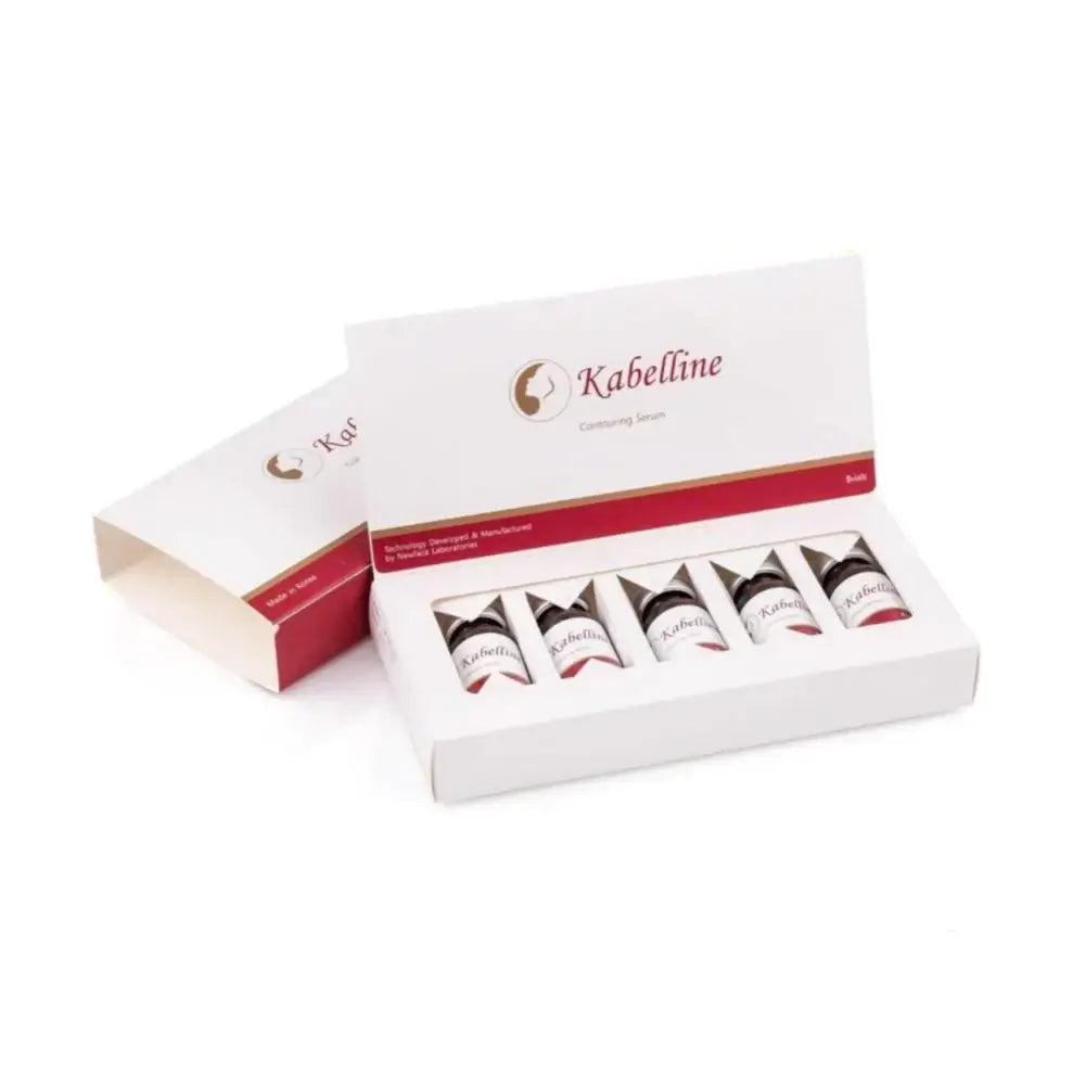 KABELLINE 5x8ml adipose dissolving solution packaging for targeted contouring and sculpting.