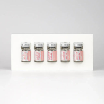 LAPUROON AURORA VIVID 5 vial set for vibrant skin nutrination and tissue regeneration