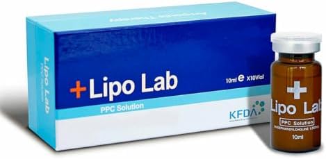 LipoLab PPC solution by Nutrination in 10ml vial with blue and white packaging for lipolytic treatments.
