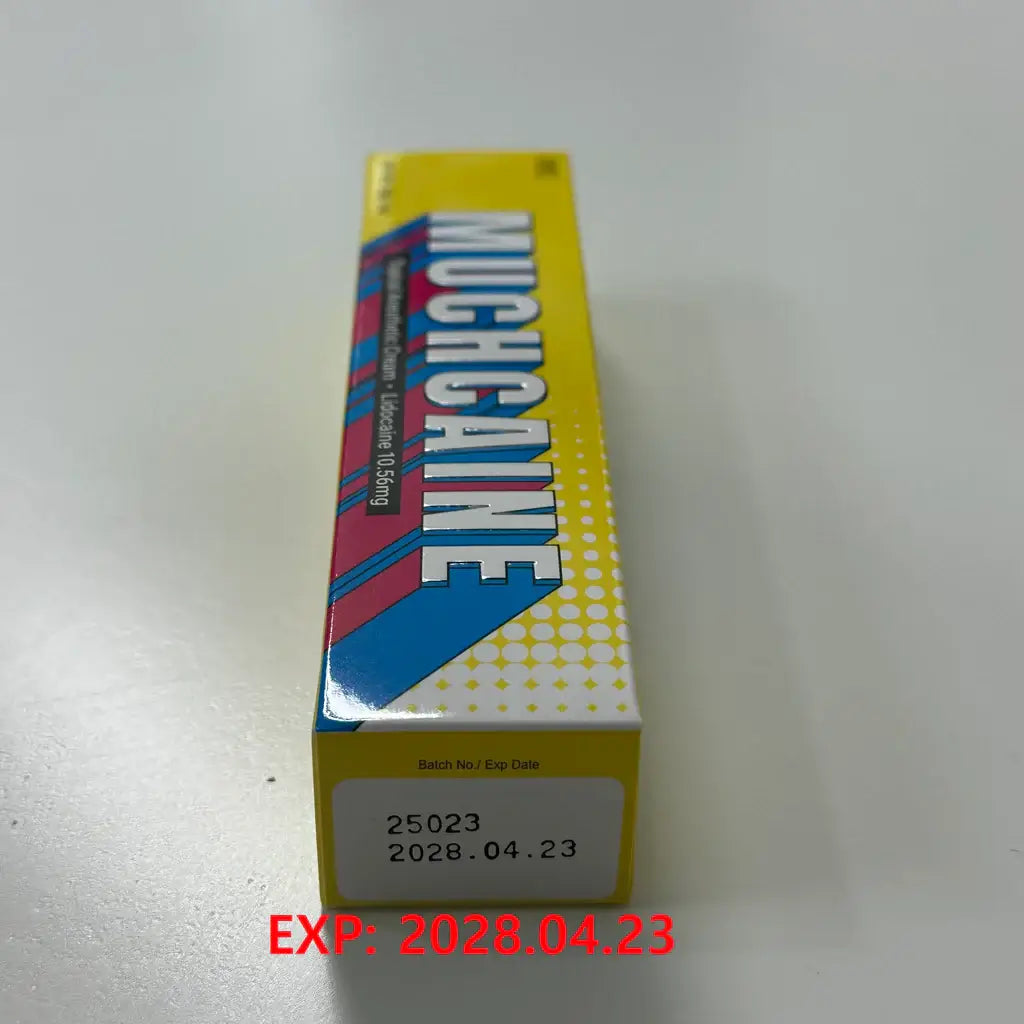 Muchcain cream 30g tube package for portable numbing power, ideal for cosmetic procedures and personal use