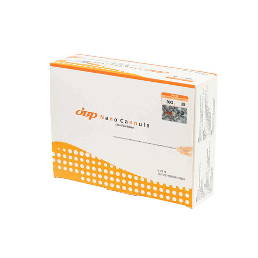 JBP Nano Cannula 30G 25mm box of 24 pcs for precise nutritional applications by Nutrination.