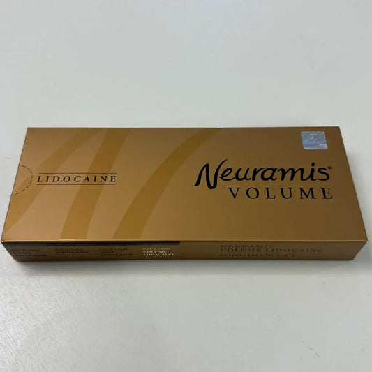 Neuramis Volume filler box with Lidocaine for deep volume restoration and facial contouring.