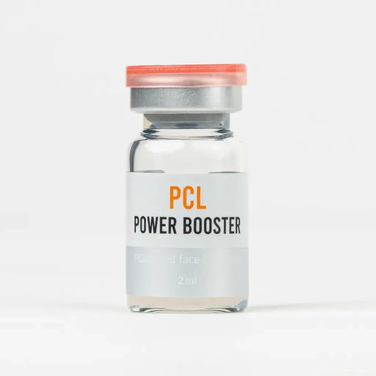 PCL POWER BOOSTER vial, 2ml high-performance collagen stimulator for immediate volume and long-term skin rejuvenation.