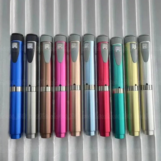 NutriNation Pen V2 collection showcasing colorful devices for precise skincare application.