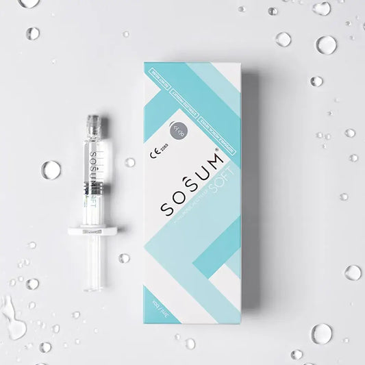 SOSUM Soft 3ml gentle gel with hydration benefits for subtle facial enhancements.